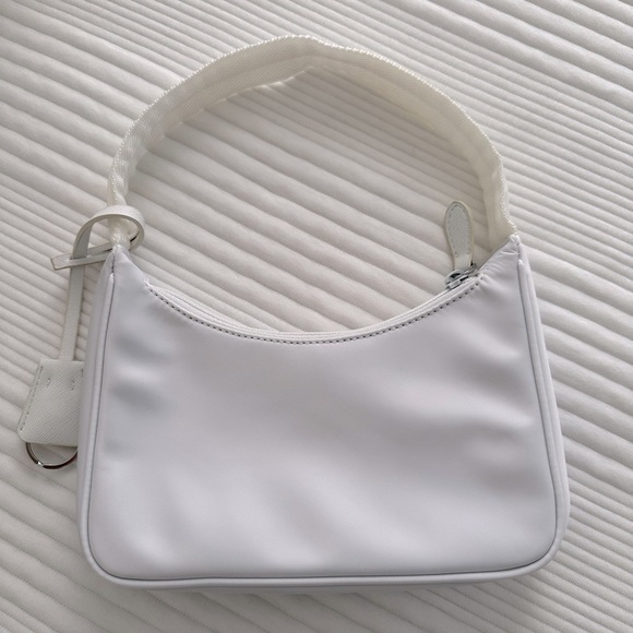 White Nylon Purse - Picture 1 of 4